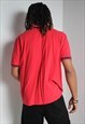 VINTAGE FRED PERRY POLO SHIRT RED