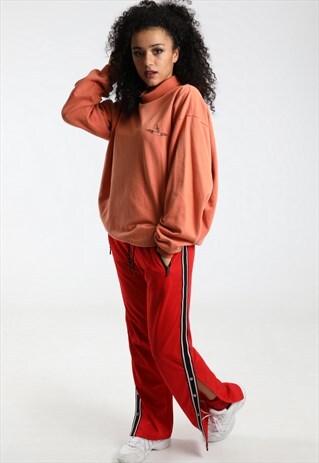 90S LEVI'S EMBROIDERED ROLL NECK SWEATSHIRT