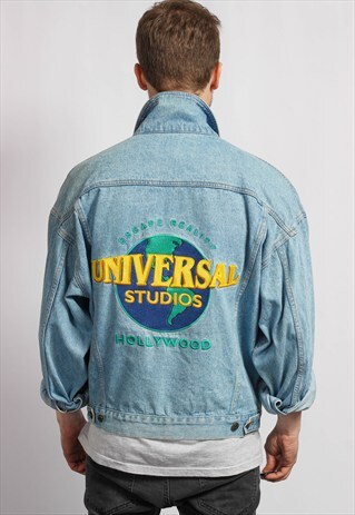 VINTAGE DENIM UNIVERSAL STUDIOS JACKET