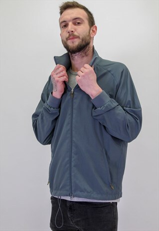 VINTAGE PUMA JACKET IN GREEN MEDIUM
