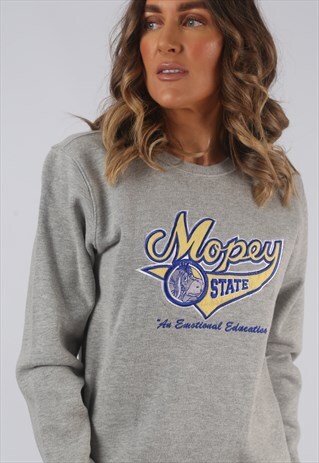 VINTAGE DISNEY SWEATSHIRT UK 8 - 10 JUMPER EEYORE (EL1F)