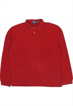 Ralph Lauren 90's Long Sleeve Button Up Polo Shirt XXLarge (