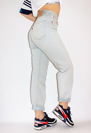 VINTAGE 501 GREY/ BLUE BOYFRIEND FIT LEVI'S