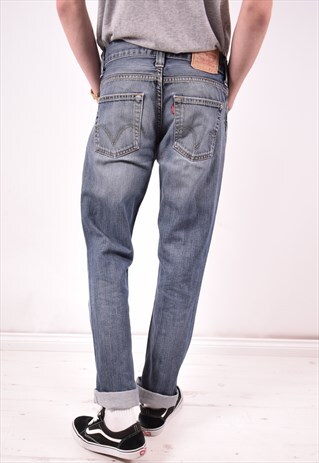 LEVI'S 511 MENS VINTAGE JEANS W32 L34 BLUE 90S