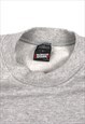 1990S CITY OF LONDON GREY EMBROIDERED SWEATSHIRT