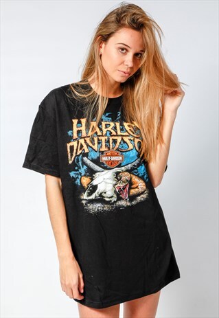 VINTAGE HARLEY DAVIDSON T-SHIRT DEAD STOCK