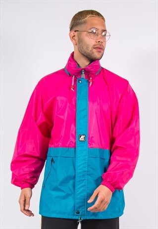 K-WAY CAGOULE WATERPROOF RAIN JACKET