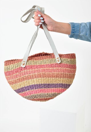 VINTAGE 90'S STRIPED BAG