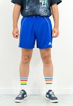 Adidas vintage y2k shorts in blue