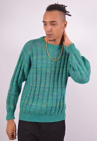 VINTAGE BENETTON JUMPER SWEATER BLUE