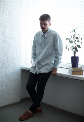 VINTAGE 90'S WHITE CHECKED SHIRT