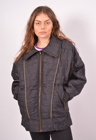 VINTAGE ELLESSE WINDBREAKER JACKET BLACK