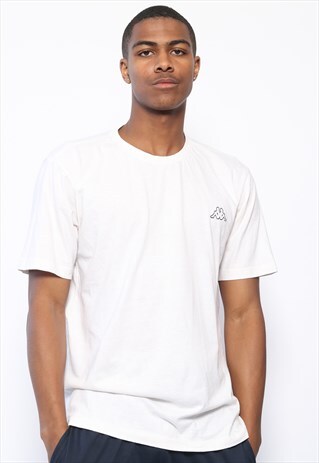VINTAGE KAPPA LOGO T-SHIRT WHITE