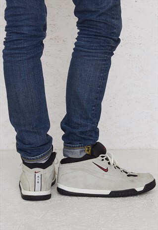 VINTAGE GREY NIKE AIR CLASSIC SUEDE TRAINERS