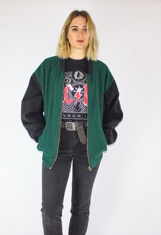 RETRO DIESEL WOOL BOMBER JACKET