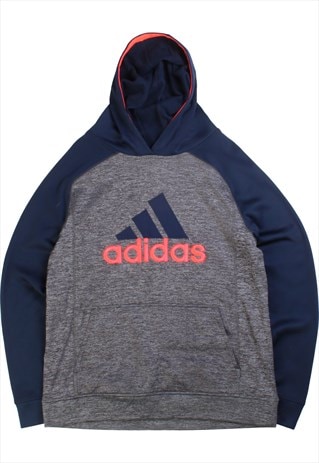 VINTAGE 90'S ADIDAS HOODIE SPELLOUT PULLOVER