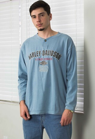 VINTAGE HARLEY DAVIDSON T-SHIRT LOGO 90S XL 15.2