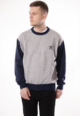 VINTAGE RARE VTG OLDSCHOOL ADIDAS LOGO SWETSHIRT 13175
