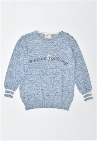 VINTAGE 90'S JUMPER SWEATER BLUE