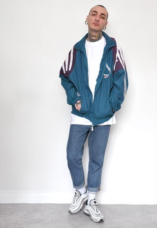 VTG 90S REEBOK FUNKY FESTIVAL SPORTS TOP JACKET