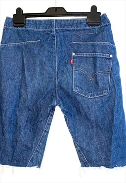 Vintage Y2K Levis Denim Shorts Rare one pocket 30 Waist 