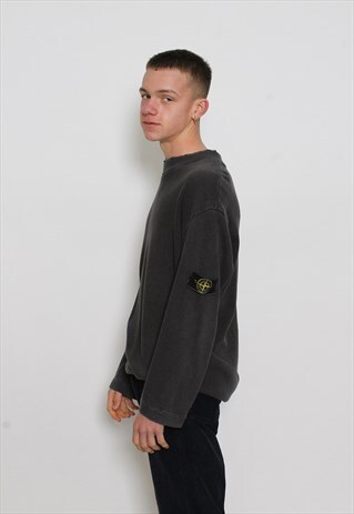 VINTAGE STONE ISLAND HIGH DOUBLE CREW NECK