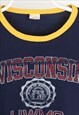 VINTAGE CHAMPION CREWNECK LOGO T-SHIRT NAVY