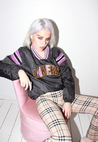 VINTAGE 90S LAKERS BASKETBALL TRACKSUIT WINDBREAKER JACKET