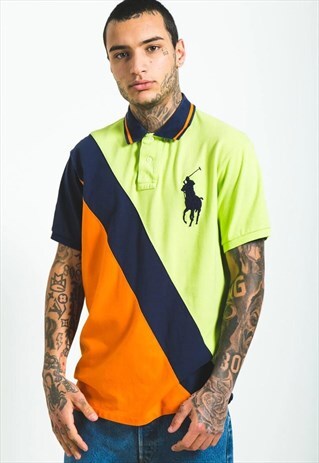 VINTAGE 80S POLO RALPH LAUREN POLO T-SHIRT / S5463