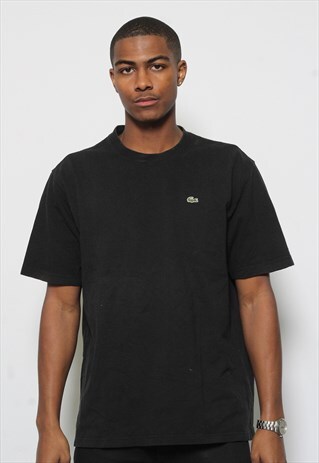 VINTAGE LACOSTE PIQUE T-SHIRT BLACK