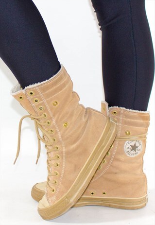 RETRO HI-TOP SUEDE LACE UP CONVERSE UK 6