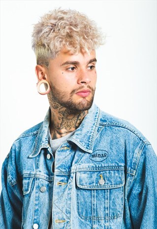 VINTAGE 80S ORIGINAL LEE BASIC DENIM JACKET / S6751