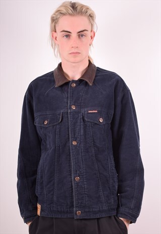 MARLBORO CLASSICS MENS VINTAGE DENIM JACKET SMALL NAVY 90S