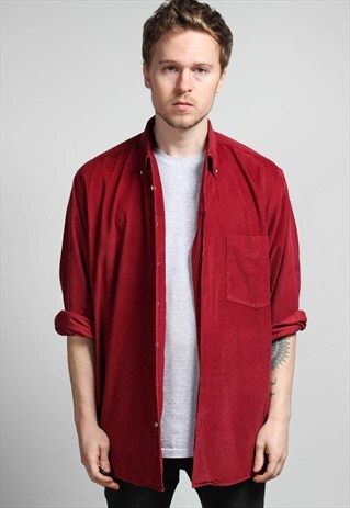 VINTAGE OVERSIZED CORDUROY SHIRT