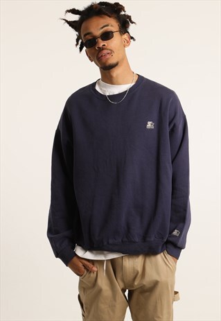 VINTAGE STARTER EMBROIDERED LOGO SWEATSHIRT