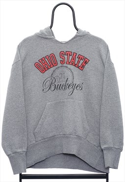 Vintage Ohio State Buckeyes NCAA Grey Hoodie Womens