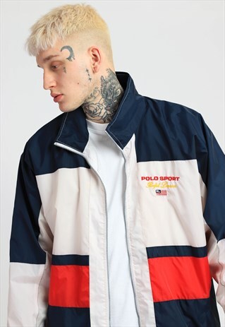 VINTAGE POLO JEANS RALPH LAUREN RAIN JACKET