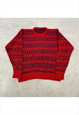 Vintage knitted jumper Women's M