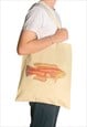 FRANK EDWARD CLARK SOUTH PACIFIC FISH TOTE BAG