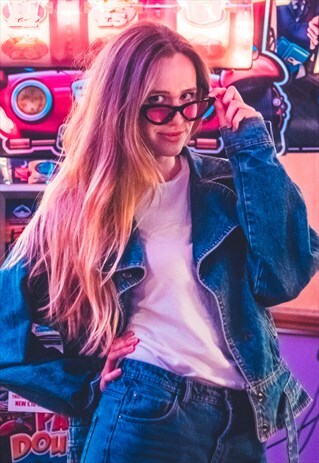 90'S INSPIRED CAT-EYE SUNGLASSES