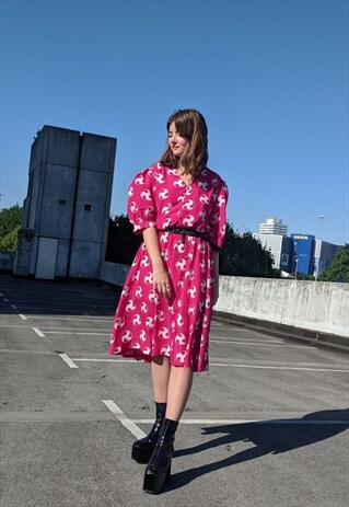 VINTAGE PRINT DRESS