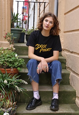 'GOLD LOGO' ORGANIC COTTON T-SHIRT