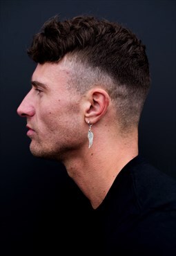 Asos Marketplace Men Earrings 54 Fl Hanging Wing Earring Silver