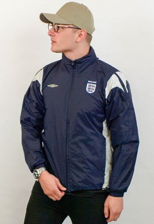 VINTAGE UMBRO ENGLAND WINDBREAKER JACKET