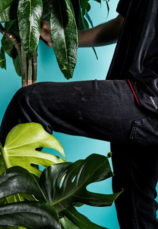 VINTAGE BLACK LEVI'S 501 PAINT JEANS