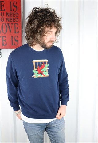 VINTAGE 90'S USA SWEATSHIRT OVERSIZED,MEDIUM