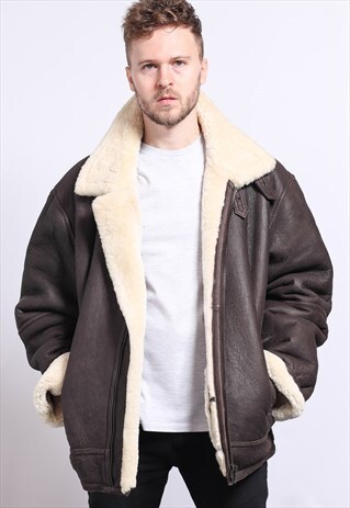 VINTAGE LEATHER AVIATOR JACKET