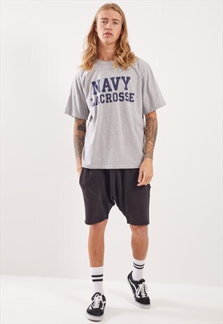 VINTAGE NAVY LACROSSE T-SHIRT