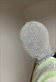 HANDMADE LIGHT GREY COTTON BALACLAVA