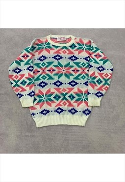 Vintage Knitted Jumper Women's M